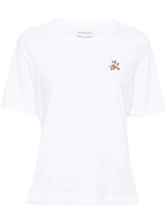 Speedy Fox-Appliqué T-Shirt