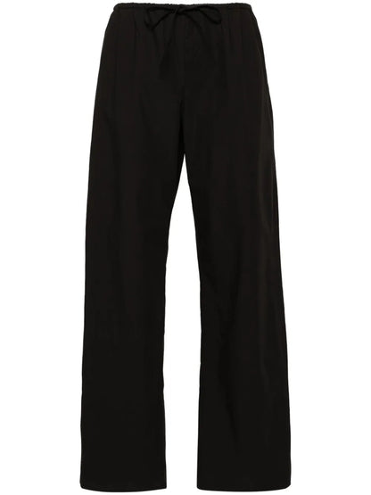 Drawstring-Waist Organic Cotton Trousers