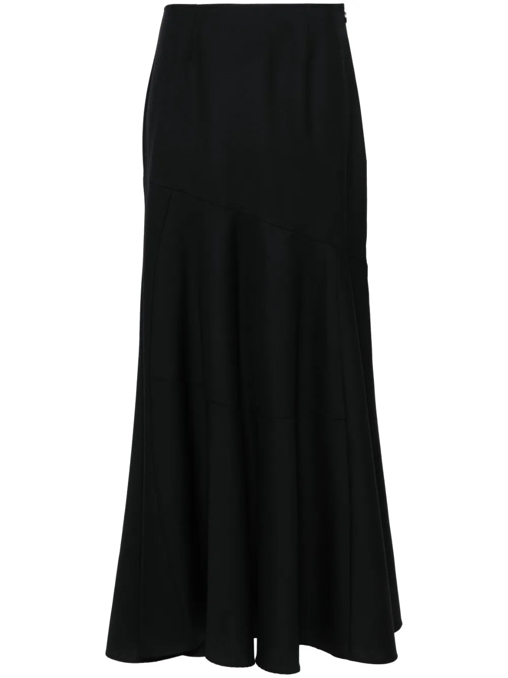 Bias-Cut Maxi Skirt