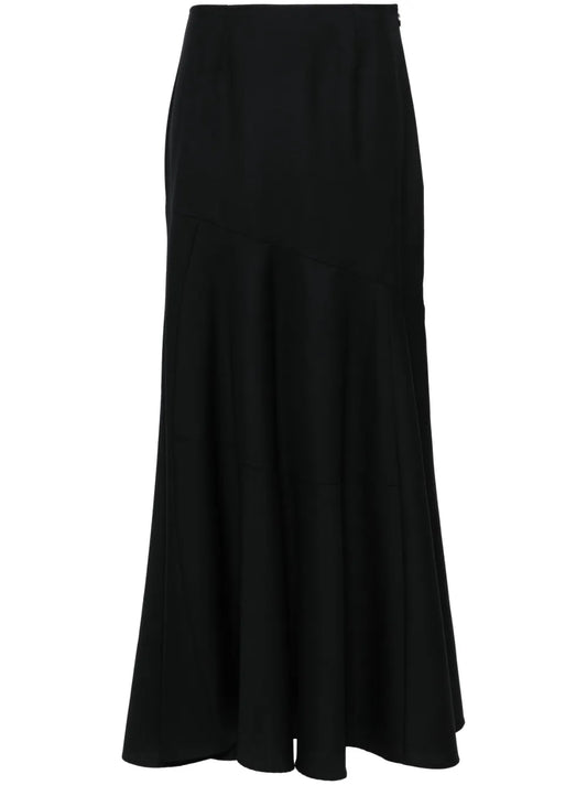 Bias-Cut Maxi Skirt