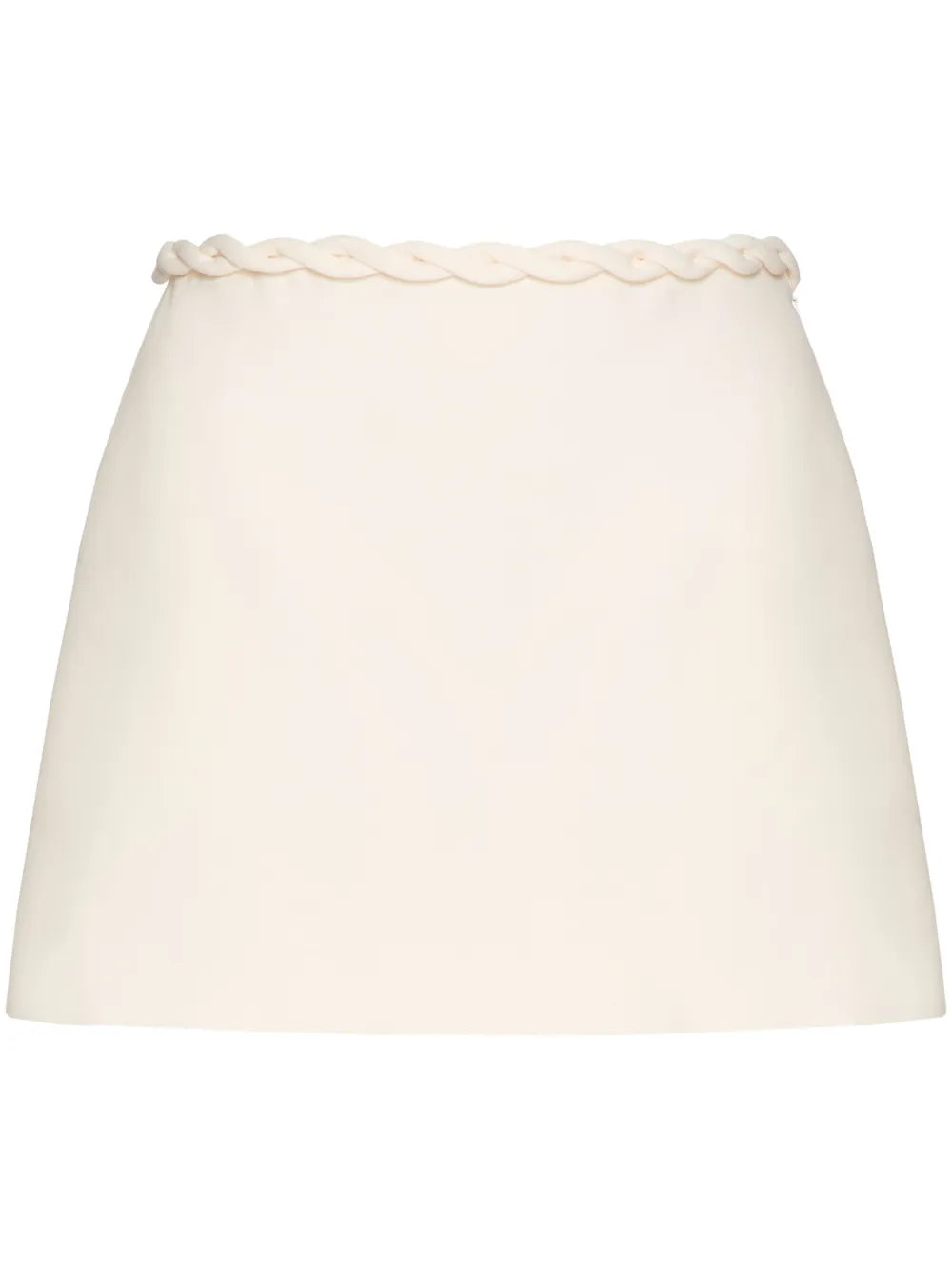 High-Waisted Silk Skirt
