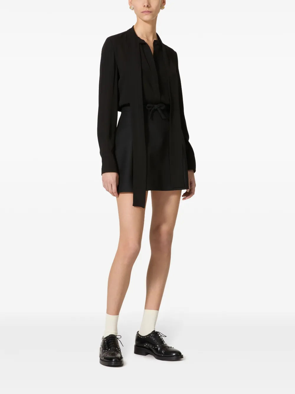 Crepe Couture Mini Skirt