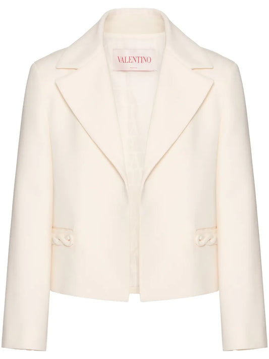 Single-Breasted Virgin Wool-Silk Coat