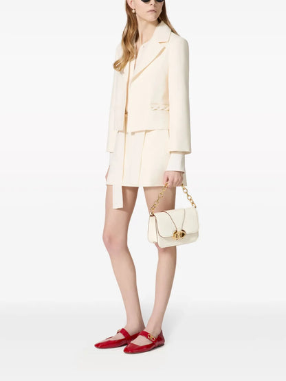 Single-Breasted Virgin Wool-Silk Coat
