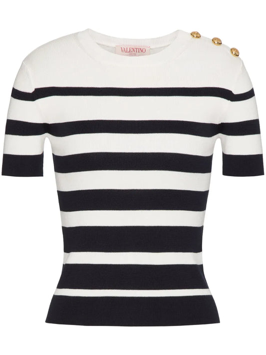 Striped Cotton Jumper