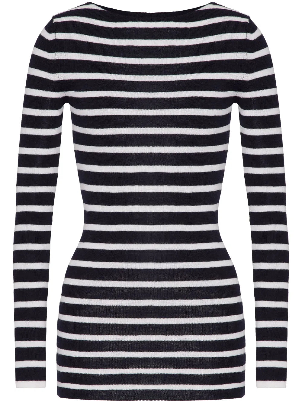 Striped Intarsia-Knit Jumper