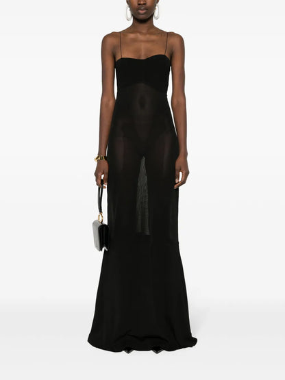 Fine-Knit Maxi Dress