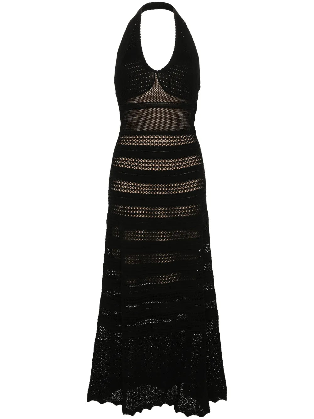 Open-Knit Maxi Dress