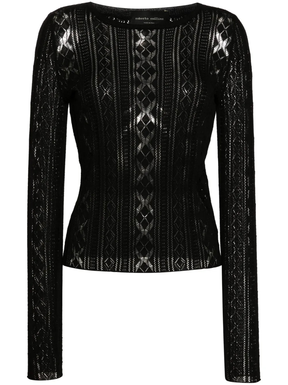 Pointelle-Knit Cotton Jumper