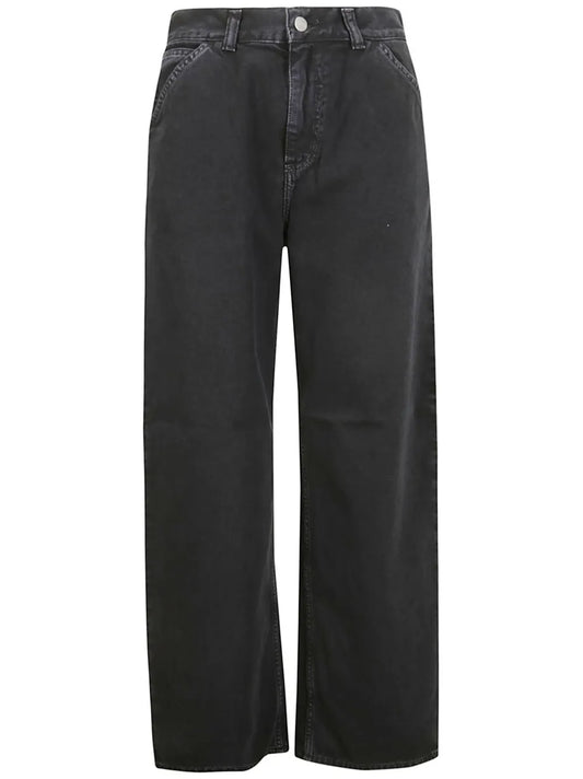 Mid-Rise Straight-Leg Jeans