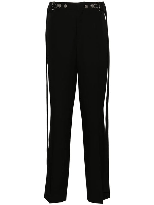 Pressed-Crease Tapered Trousers