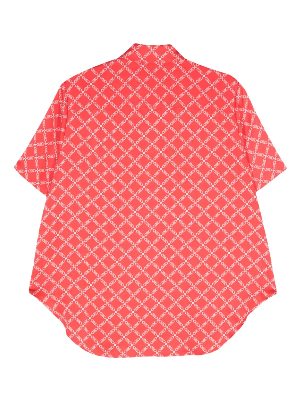 Empire Logo-Print Satin Shirt