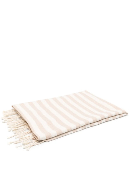 Fringed Striped Beach Towel