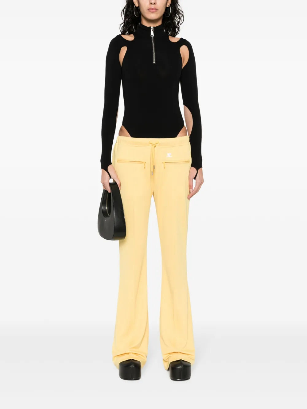 Logo-Appliqué Wide Trousers