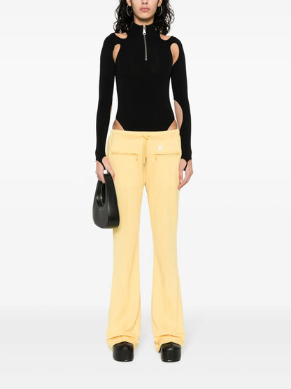 Logo-Appliqué Wide Trousers