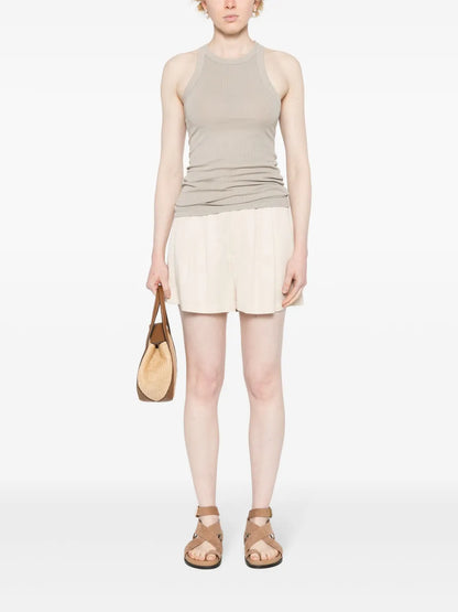 Fine-Ribbed Tank Top
