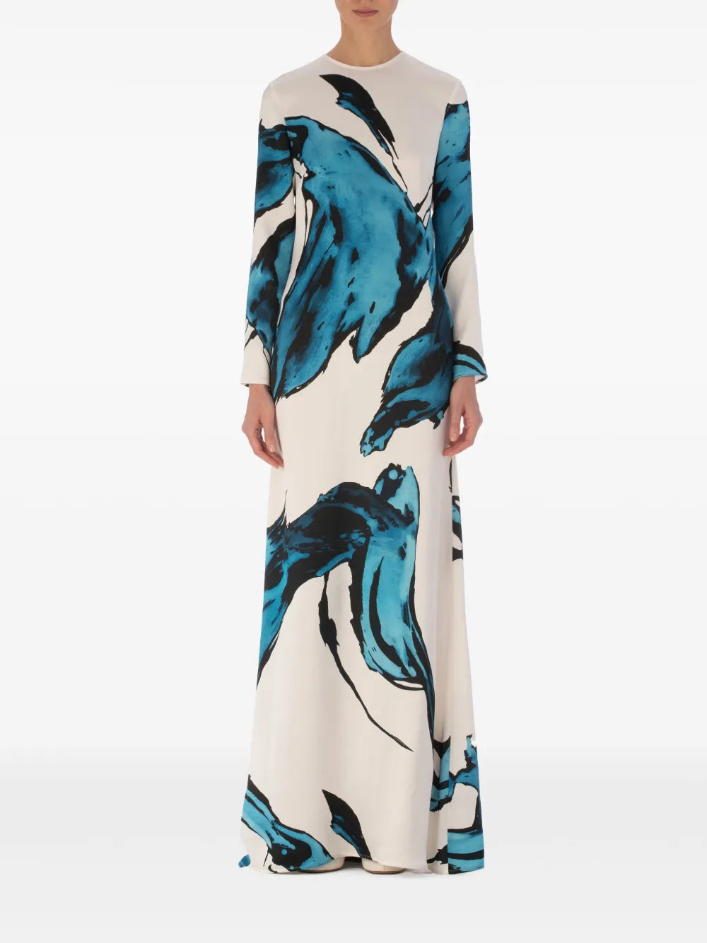 Ida Abstract-Print Maxi Dress