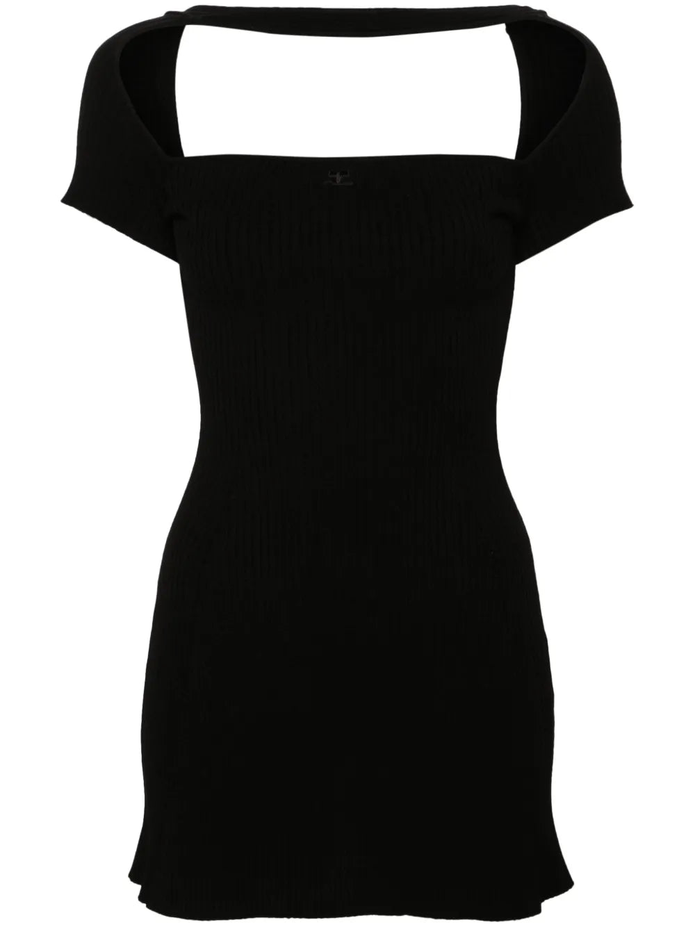 Hyperbole Ribbed-Knit Minidress