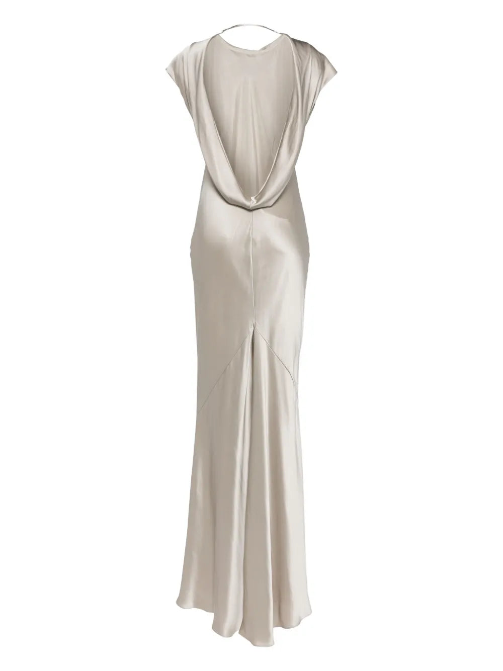 Backless Silk Gown