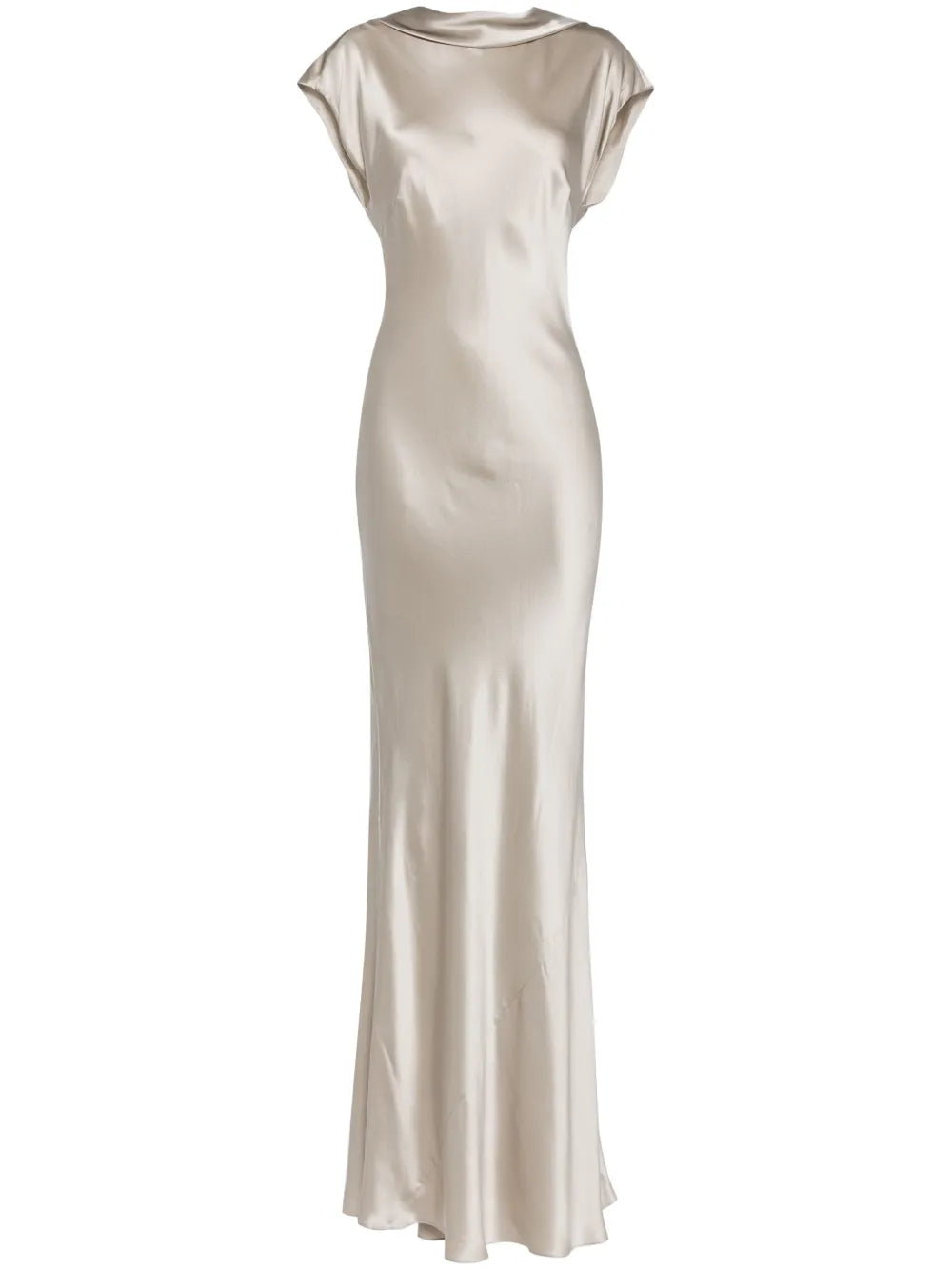 Backless Silk Gown