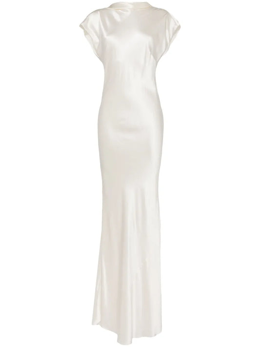 Sleeveless Silk Dress