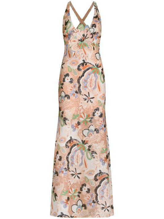 Daira Sequinned Maxi Dress