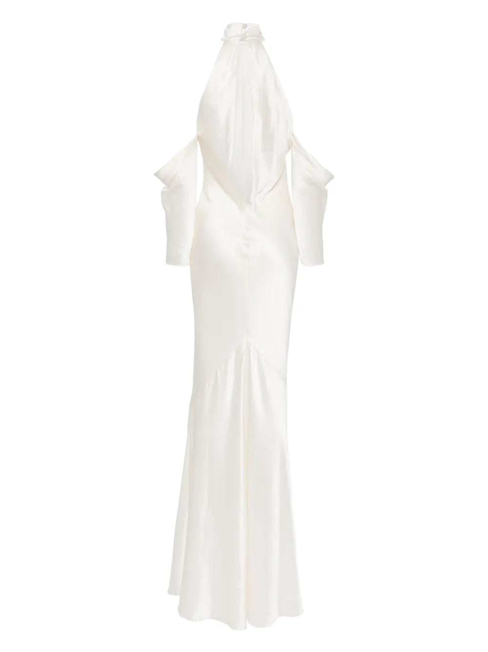 Halterneck Silk Gown