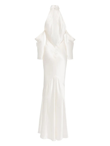 Halterneck Silk Gown