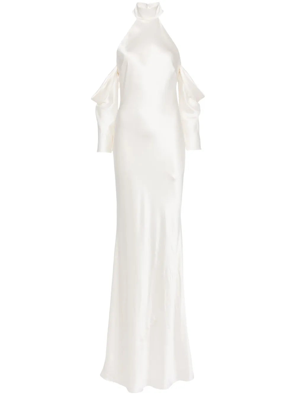 Halterneck Silk Gown