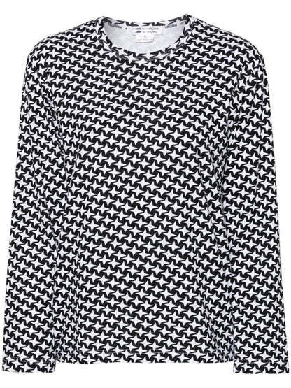 Star-Print Cotton T-Shirt