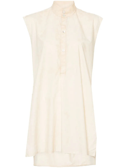 Long-Length Cotton Shirt