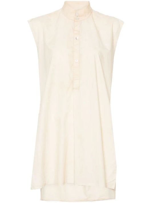 Long-Length Cotton Shirt