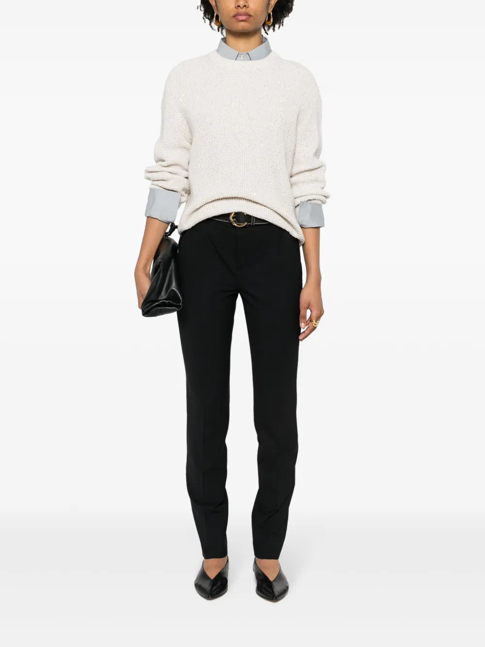 Slim-Cut Cigarette Trousers