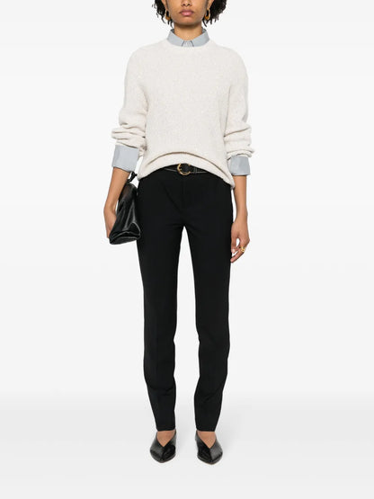 Slim-Cut Cigarette Trousers