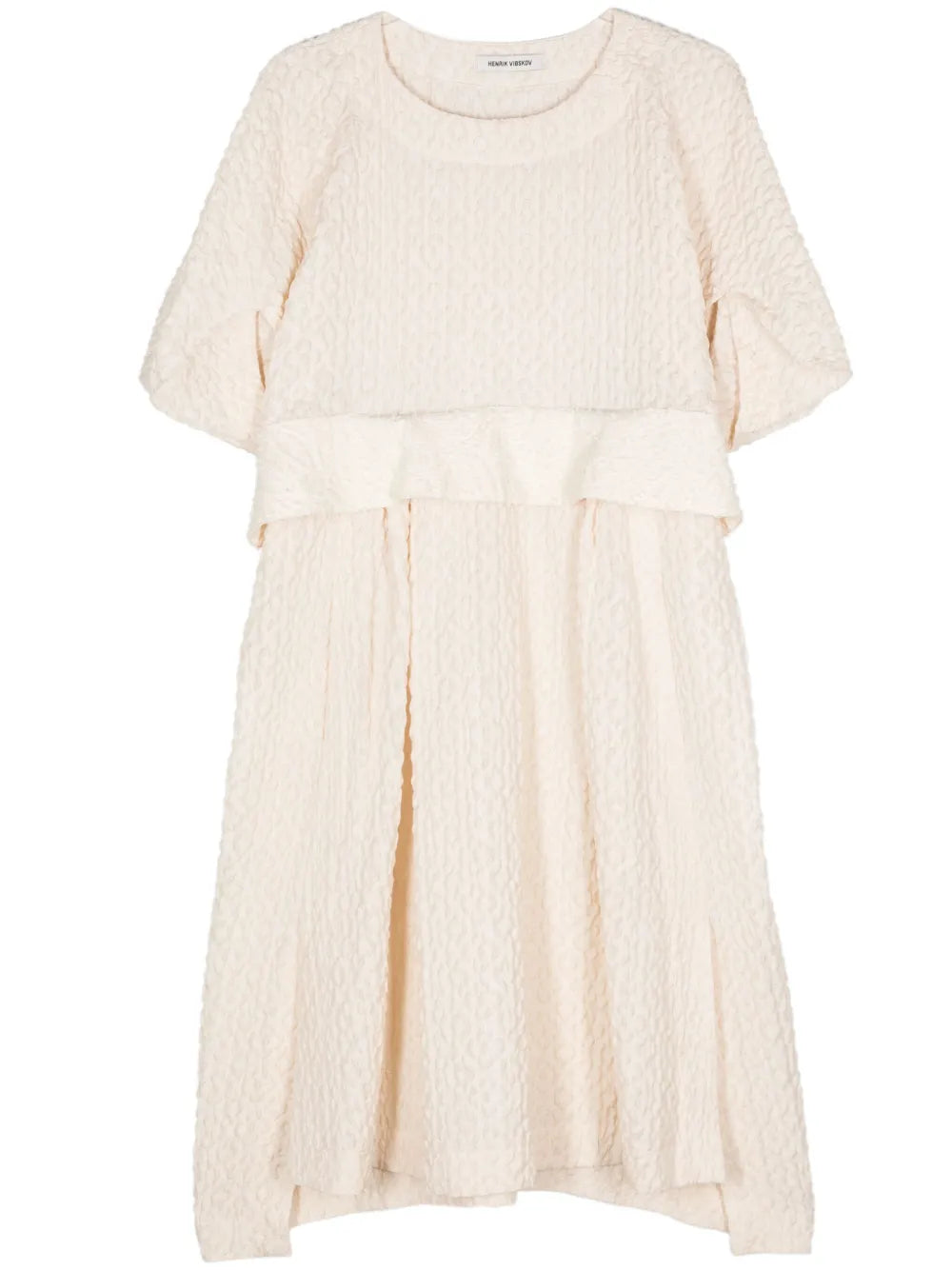 Resume Textured-Finish Midi Dress