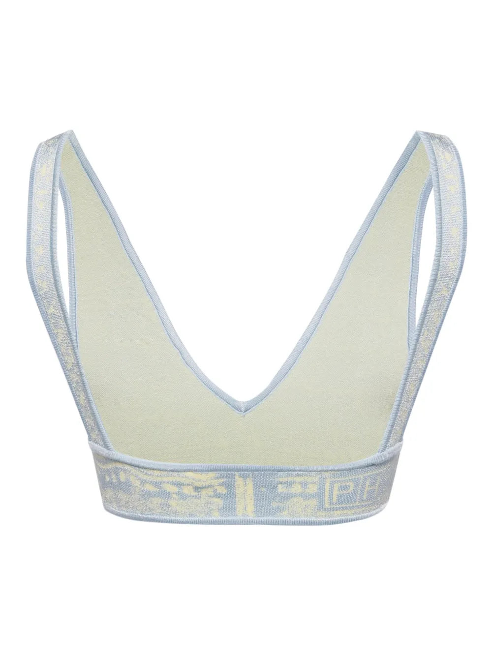 Fake Denim Bra-Style Top