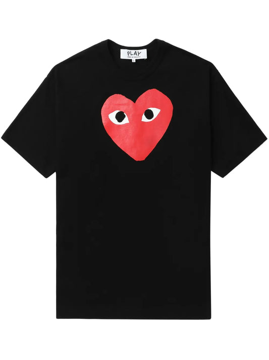 Heart Logo Cotton T-Shirt