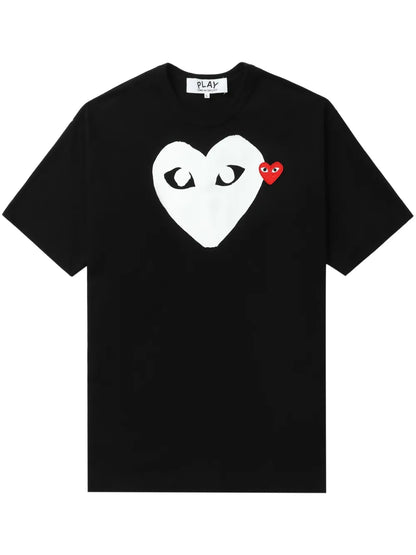 Heart Logo Cotton T-Shirt