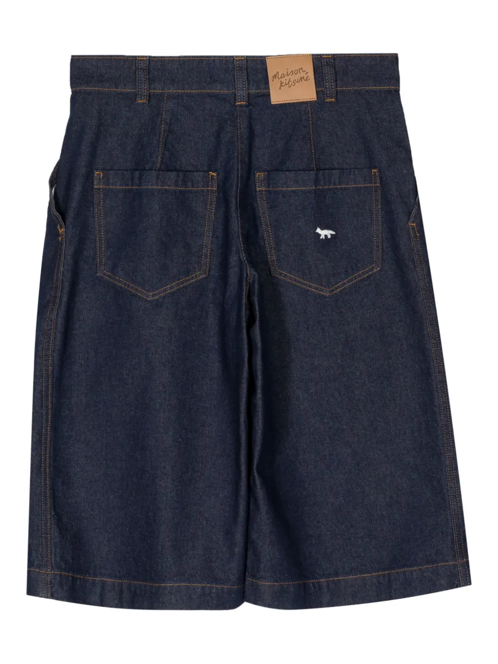 Logo-Patch Cotton Skirt