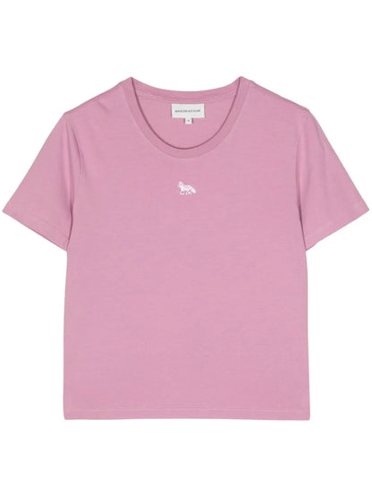 Baby Fox-Appliqué Cotton T-Shirt