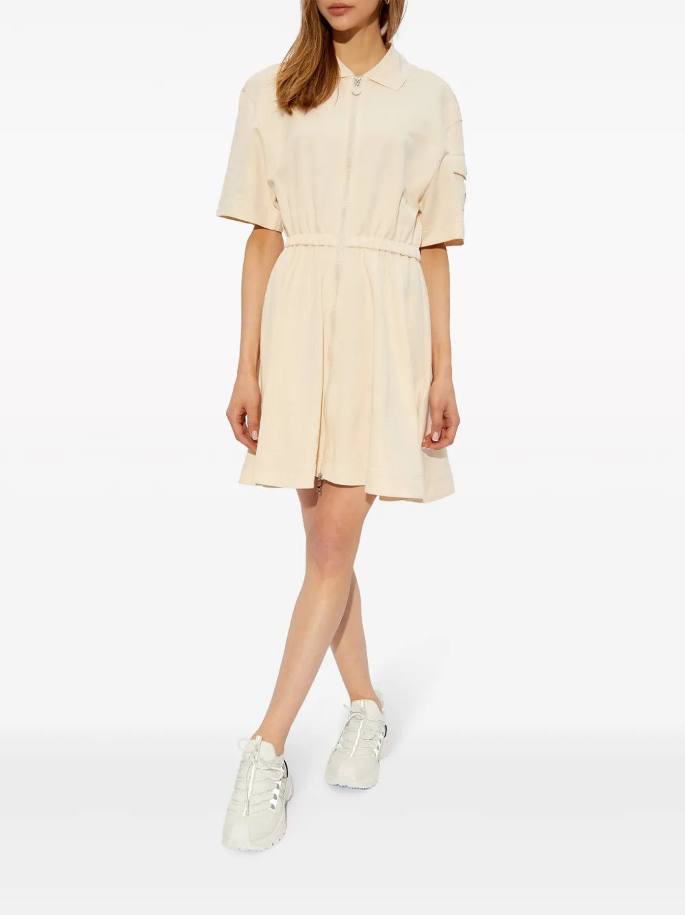 Logo-Appliqué Cotton Dress