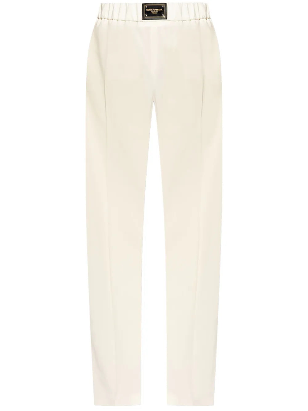 High-Waisted Wool Trousers