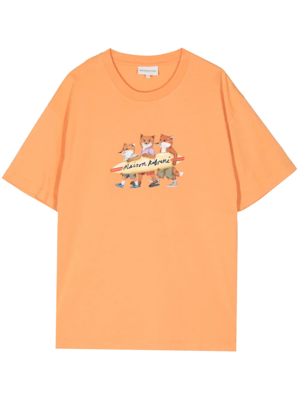 Surfing Foxes Cotton T-Shirt