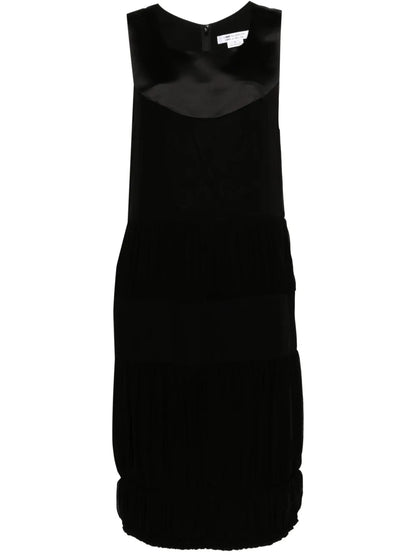 Pleat-Detail Dress