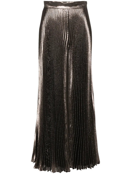 Panteon Lamé Pleated Trousers