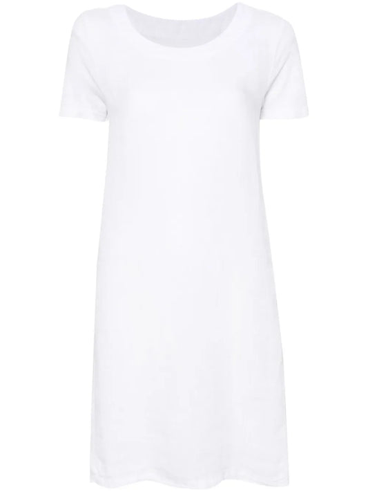 Short Linen T-Shirt Dress