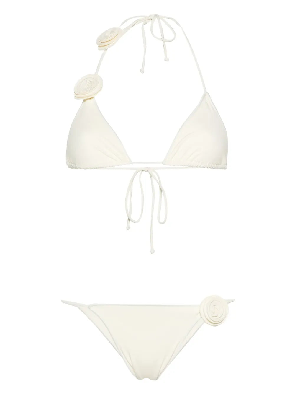 Ashar Floral-Appliqué Bikini Set
