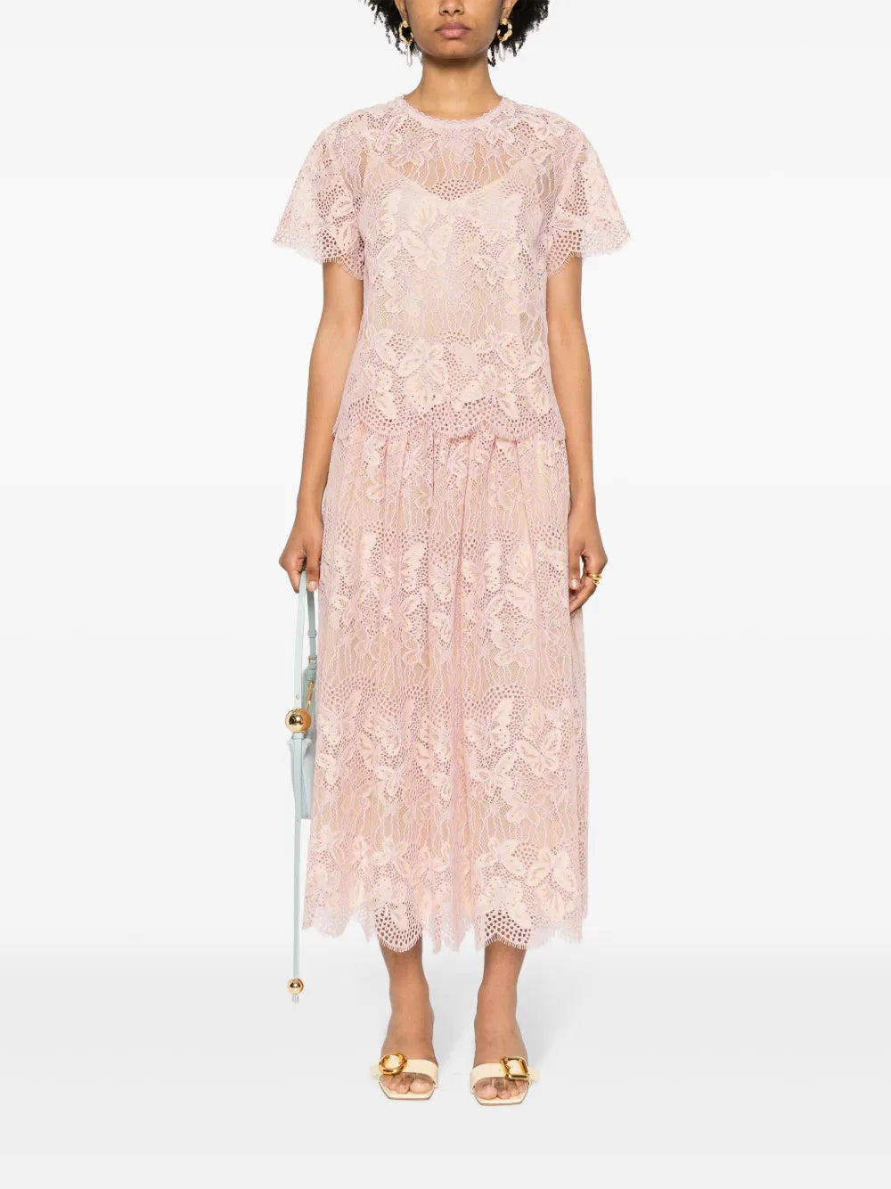 Harmony Lace Midi Skirt