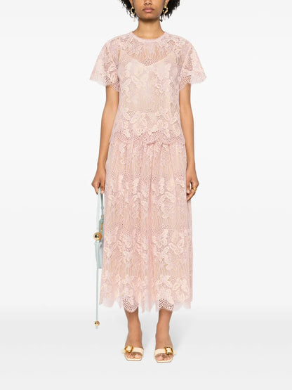 Harmony Lace Midi Skirt