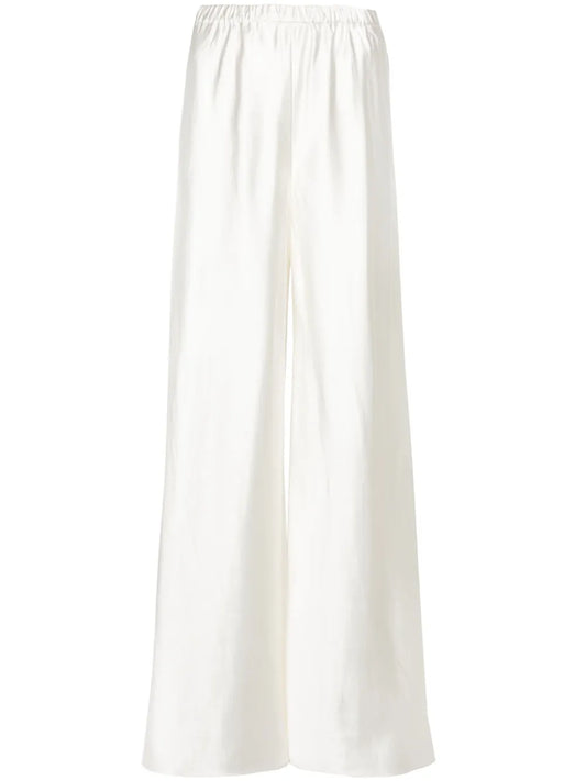 Harmony Bias Satin Wide Trousers